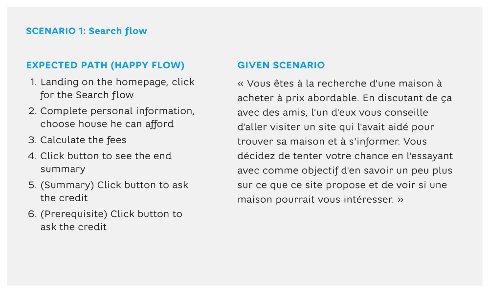 User testing — Screen 4